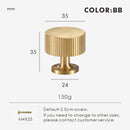 Nurlin Solid Brass Art Deco Kitchen Cabinet Knobs and Handles