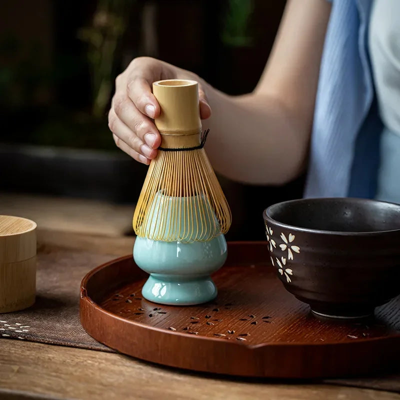 Japanese Matcha Tea Set – Bamboo Matcha Whisk, Tea Spoon & Scoop
