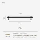 Nurlin Solid Brushed Antique Brass Cabinet Handle – T-Bar Pull