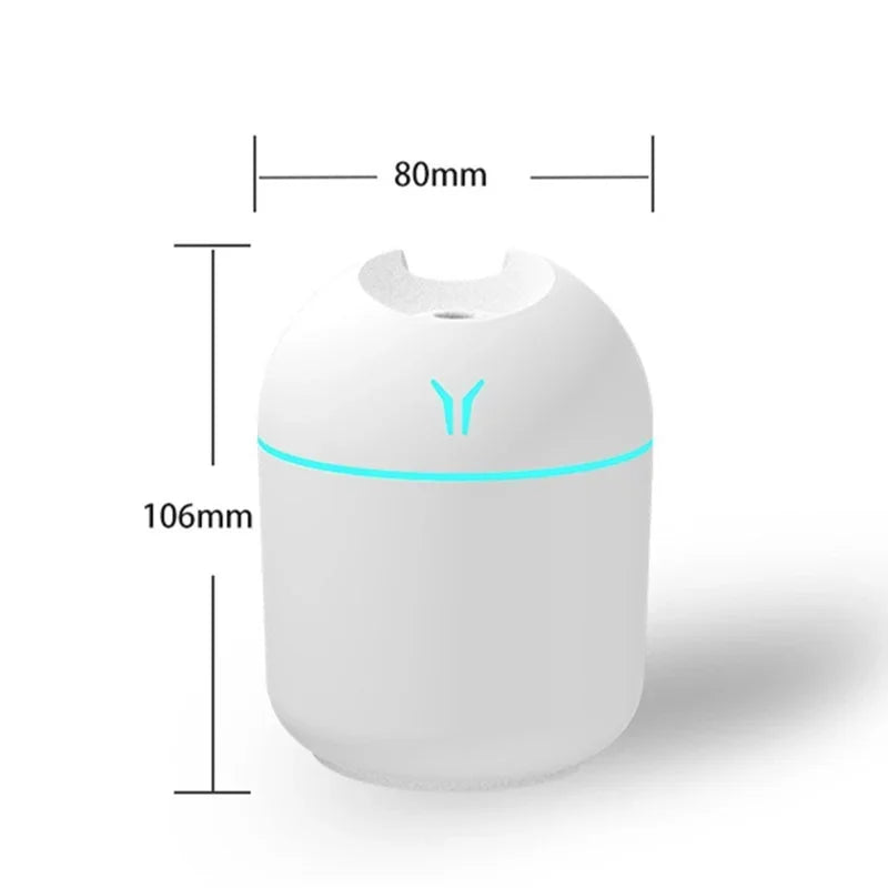 250ML Humidifier Mini Aromatherapy Humidifiers Diffusers For Home Light USB Essential Oil Diffuser