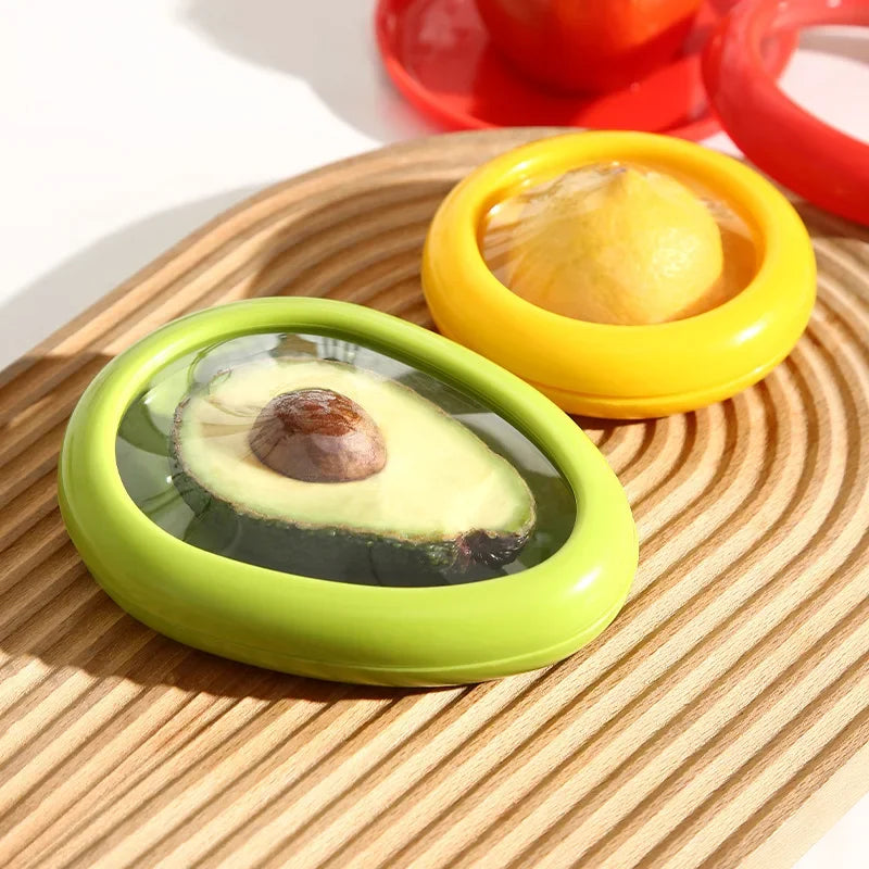Fruits & Vegetable Savers Food Storage Containers – Fresh-Keeping Crisper Container Avocado, Onion
