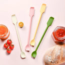 Double-Ended Silicone Scraper Spatula | Scrape the very last out of every jar and pottle