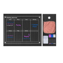 Fridge Magnetic Acrylic Dry Erase Organiser for Family, Work and More |  Reusable Calendar, Notes, Meal Planner