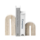 Natural Stone Bookend |  Beige Travertine Bookend for Home Decoration