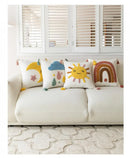 Whimsical Tufted Embroidery Cushion Cover | Kids Room, Nursery, Playroom or Living Room