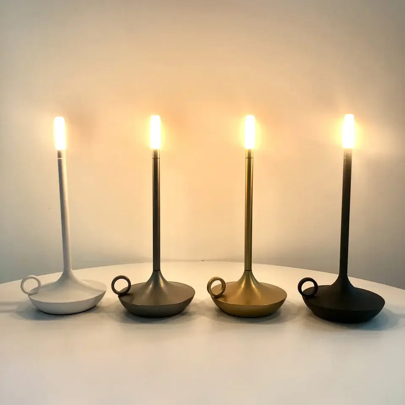 Modern Candle Lamp - Elegant USB-C Rechargeable Touch LED Night Light