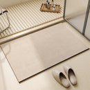Modern Simple Chic Bathroom Mat | Diatomite Mud, Absorbent, Non-slip + Soft