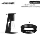 Adjustable Espresso Distribution Tool | Needle Coffee Stirrer with Magnetic Stand