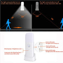 LED Motion Sensor Night Light - USB Rechargeable, Dimmable, Portable Lamp for Bedrooms & Hallways