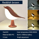 Cute LED Night Light - Bird-Shaped Bedside Lamp with Dimmable 3-Color Touch Switch