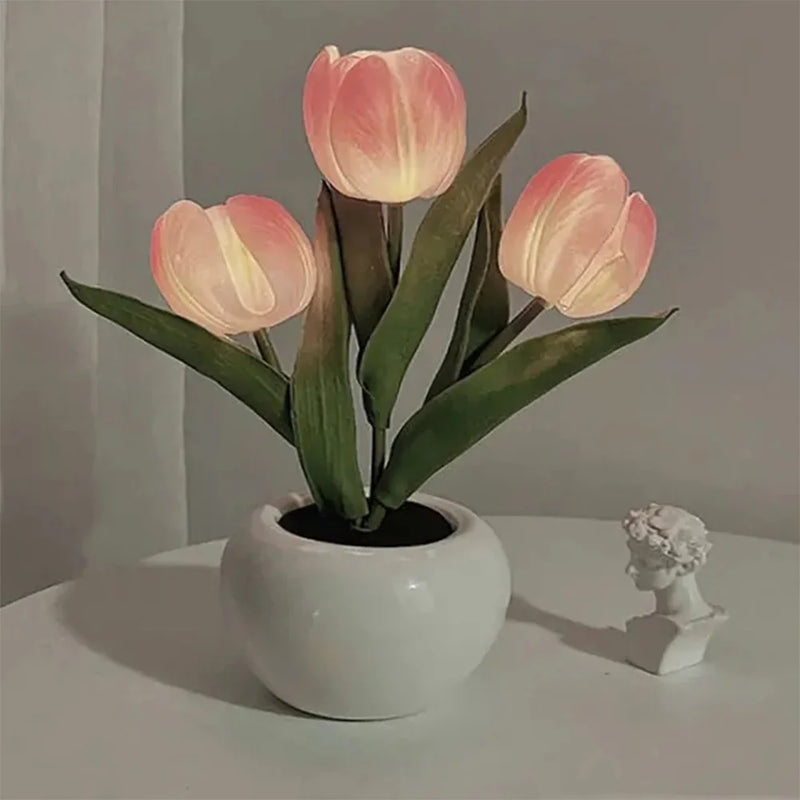 LED Tulip Lamp – Decorative Night Light
