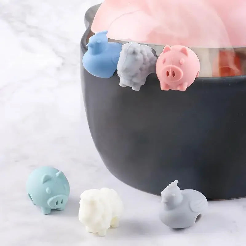 Silicone Pot Lid Anti-Spill Rack - Creative Heat-Resistant Kitchen Gadget