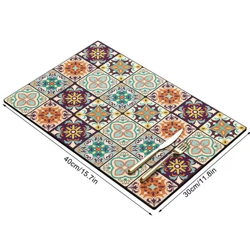 Absorbent Kitchen Drying Mat – Perfect for Drainage and Keeping Your Space Clean