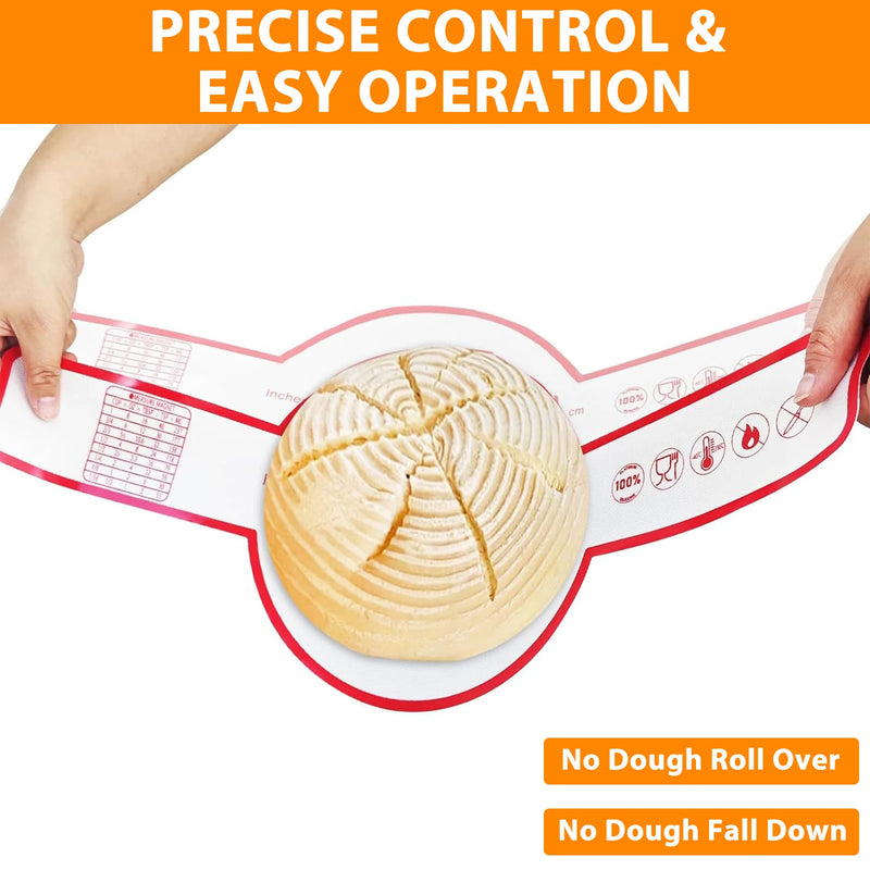 Silicone Bread Sling for Dutch Oven - Reusable Baking Mat with Long Handles
