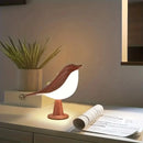 Cute LED Night Light - Bird-Shaped Bedside Lamp with Dimmable 3-Color Touch Switch