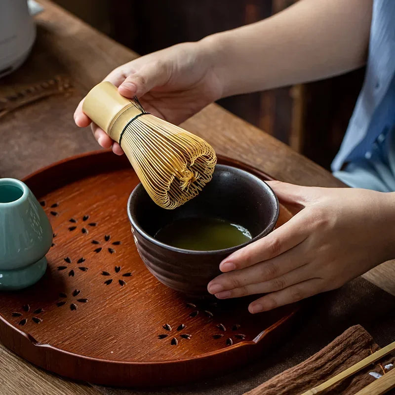 Japanese Matcha Tea Set – Bamboo Matcha Whisk, Tea Spoon & Scoop