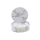 Set of 6 Marble Print Coasters