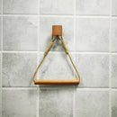 Wall-Mounted Wooden Toilet Paper Holder – Stylish Bathroom Accessory