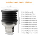Coffee Grinder Single Dose Hopper with Bellows – Cleaning Tool for Eureka Mignon and Helios