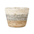 Straw Woven Flower Basket – Grass Planter Pot for Indoor & Outdoor Plant Decor
