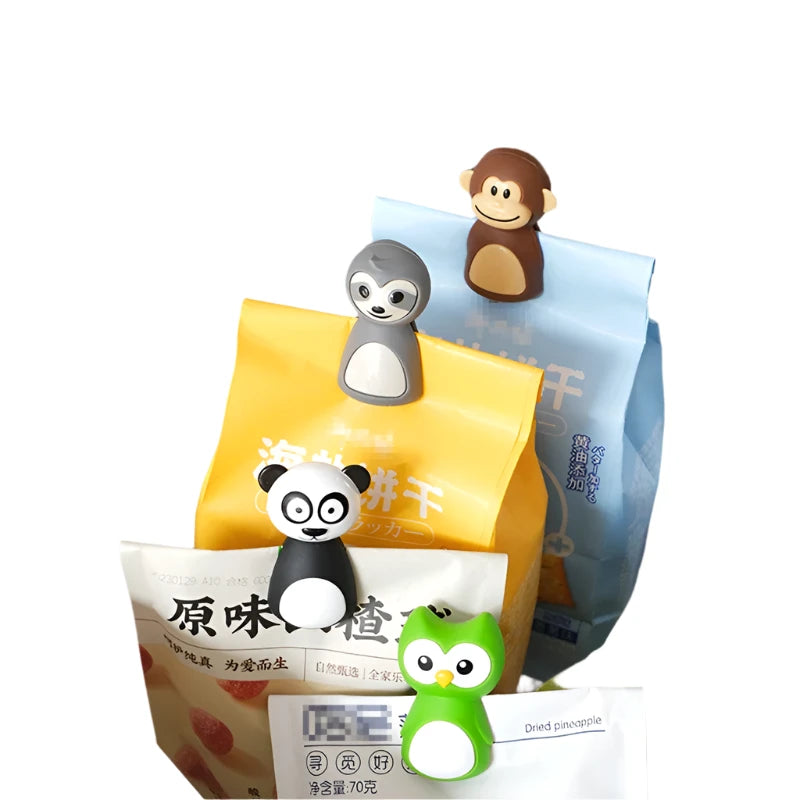 Joie Bag Clips | Food Storage Creative Snack Clips | Cute Seal Clip Kitchen Tools