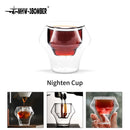 Double Wall Glass Espresso Cups – Anti-scald Reusable Coffee, Tea, and Wine Cups