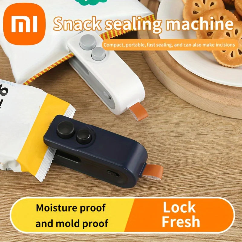 Food Bag Sealer | Portable Hand Press Vacuum Sealer for Home, Camping & Travel