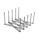 Pan Lid Organizer and Multi-Functional Rack – Stainless Steel