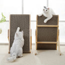 5-in-1 Cat Scratcher with Wooden Frame – Reversible Cardboard Lounger & Activity Center