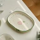 Nordic Style Serving Dish | Cute Floral Design in 3 Sizes