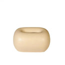 Matte Rounded-Corner Ceramic Tissue Box | Minimalist Desk and Table Decoration