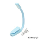 USB Rechargeable Mini LED Book Light – Adjustable Brightness & 3 Color Modes for Reading and Travel
