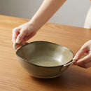 Handmade Ceramic Bowl With Handle | Noodle, Stew, Salad, Pasta Dish