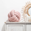 Knot Ball Pillow | Soft Plush Round Cushion for Bedroom or Home Decor