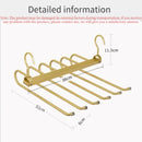 Multi-Function Magic Pants Hanger – 6-in-1 Rotatable Folding Aluminum Alloy Organizer