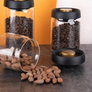 Glass Vacuum Sealed Coffee Bean Storage | Airtight Food Storage Jar with Pump