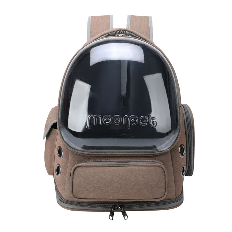 Transparent Pet Cat Carrier Backpack – Outdoor Travel Bag for Cats & Small Dogs