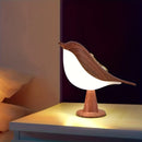 Cute LED Night Light - Bird-Shaped Bedside Lamp with Dimmable 3-Color Touch Switch