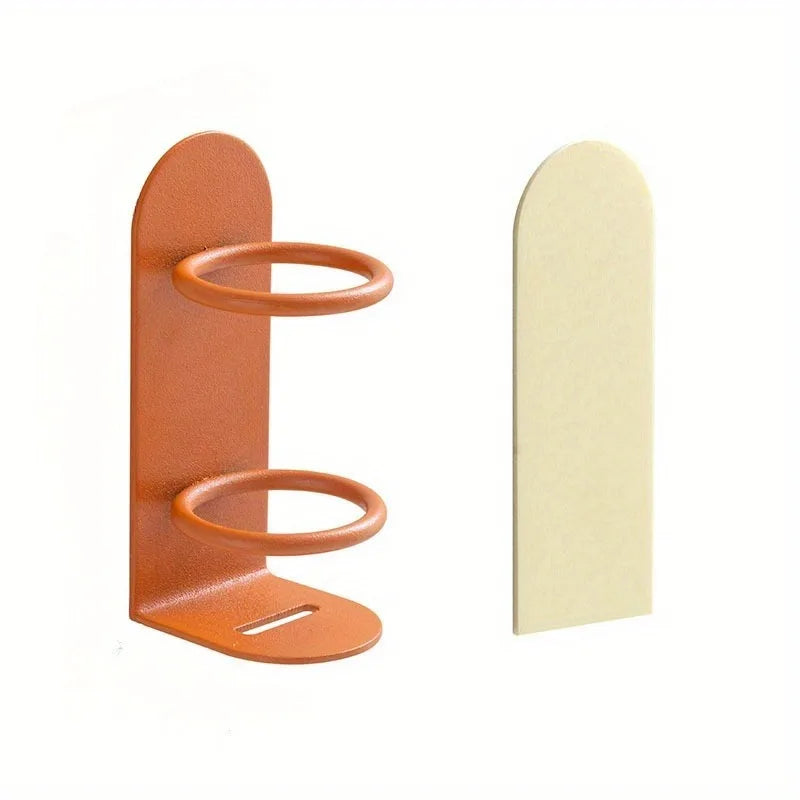 Space-Saving Metal Wall-Mounted Toothbrush Holder