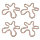 Set of 4 Heat-Resistant Silicone Mats | Use as Coasters, Trivets, Place Mats