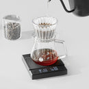 Mini Coffee and Kitchen Scale with Timer & USB Charging