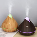 Wood Grain Look Essential Oil Diffuser | USB Aromatherapy Air Humidifier