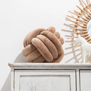 Knot Ball Pillow | Soft Plush Round Cushion for Bedroom or Home Decor