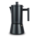 Black Stovetop Moka Pot | Stainless Steel Espresso Coffee Maker