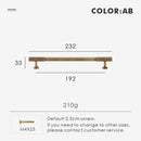 Nurlin Solid Brass Art Deco Kitchen Cabinet Knobs and Handles