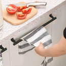 Stainless Steel Over Cabinet Towel Rack – Punch-Free Hanging Storage Organizer