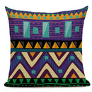 African Style Geometric Print Cushion Covers - 45x45cm Throw Pillow Cases for Home Decor
