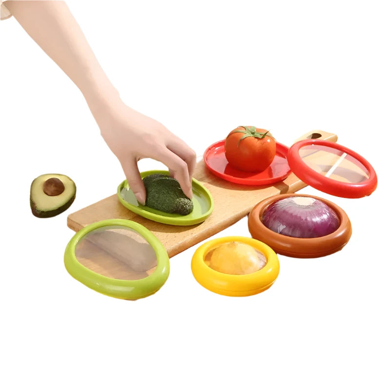 Fruits & Vegetable Savers Food Storage Containers – Fresh-Keeping Crisper Container Avocado, Onion