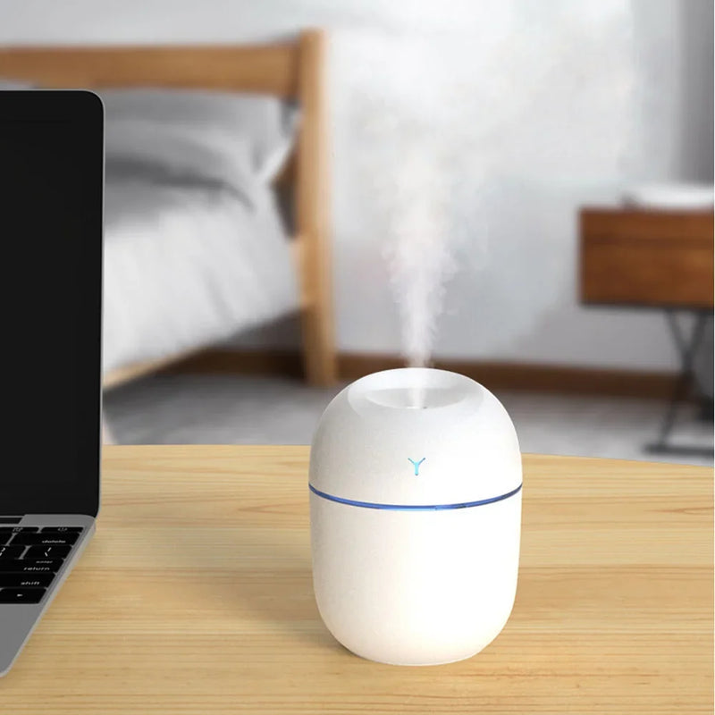 250ML Humidifier Mini Aromatherapy Humidifiers Diffusers For Home Light USB Essential Oil Diffuser