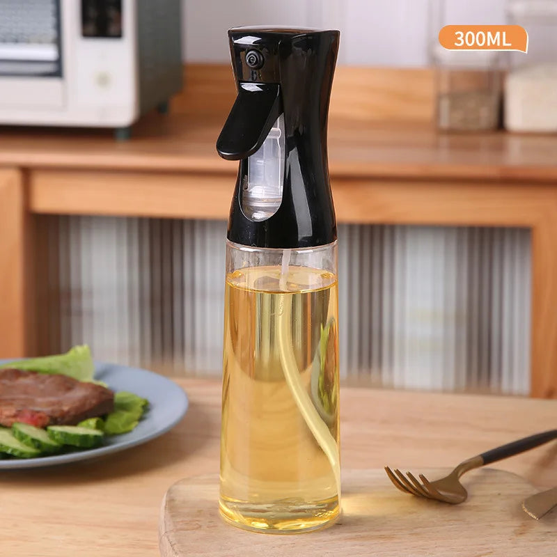 Premium Oil Spray Bottle – 200/300/500ML Refillable Olive Oil Dispenser for Cooking & BBQ